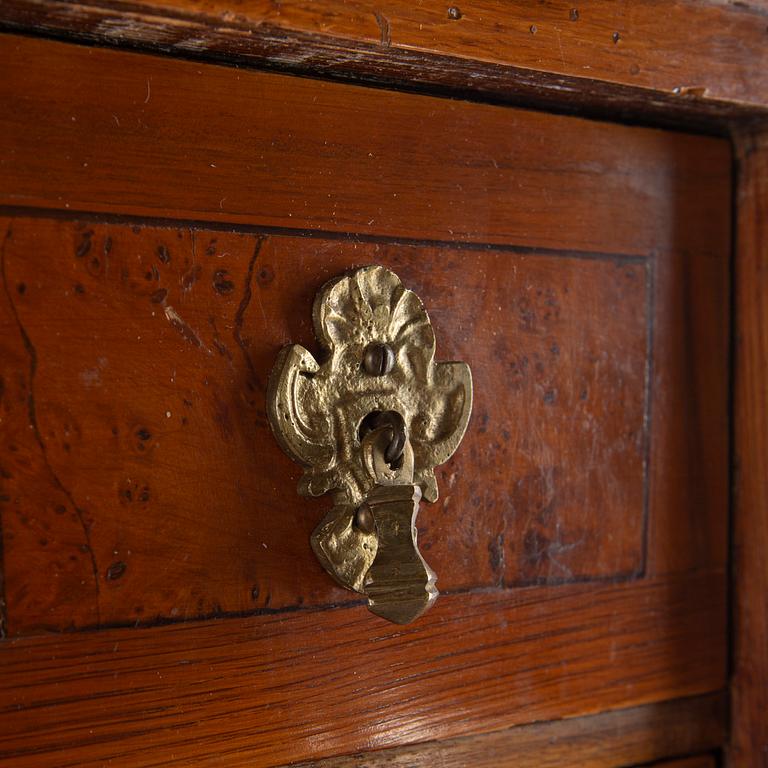 An 18/19th century cabinet, according to information Prague, Czech Republic.