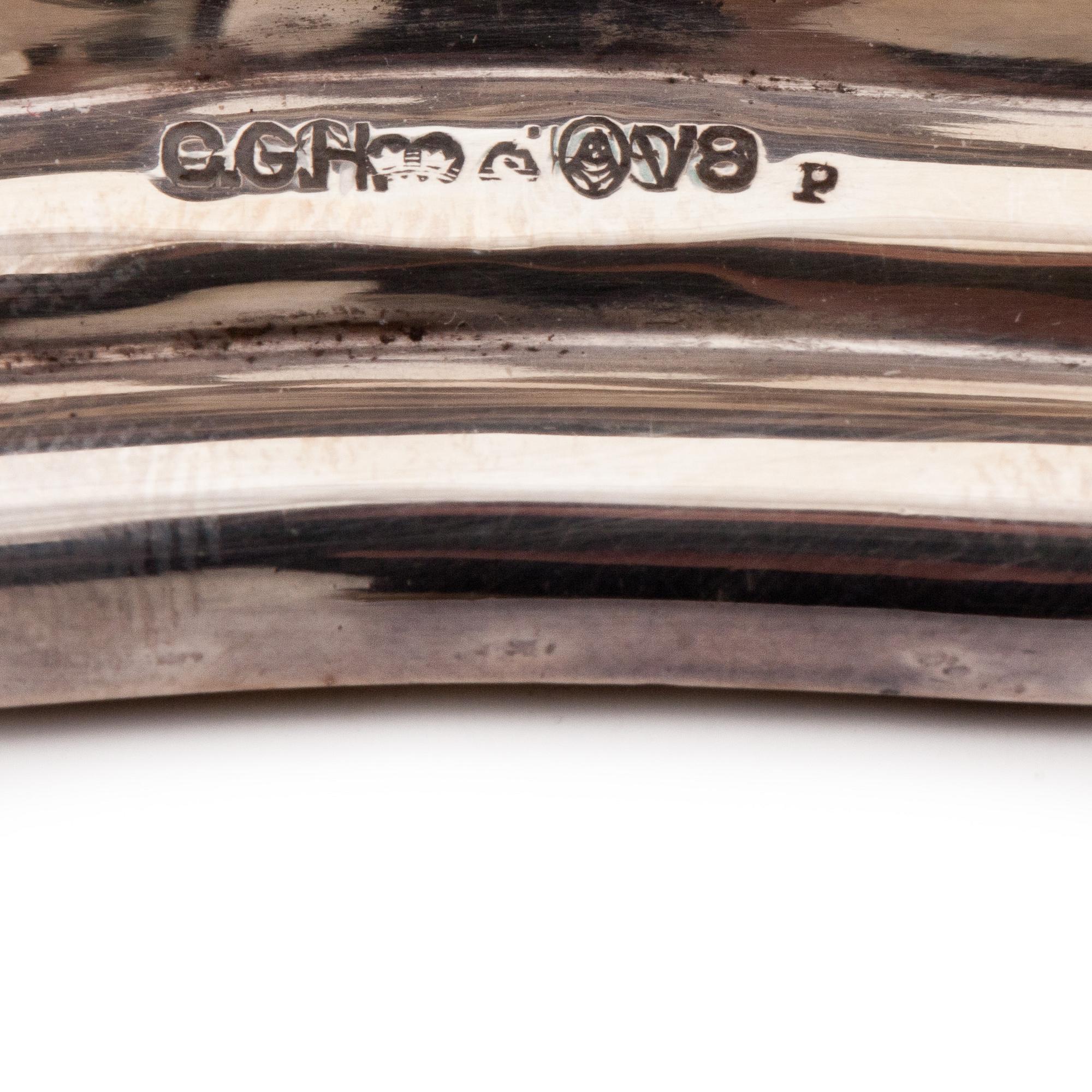 LJUSSTAKAR, ett par. Silver, C G Hallberg, Stockholm 1947.