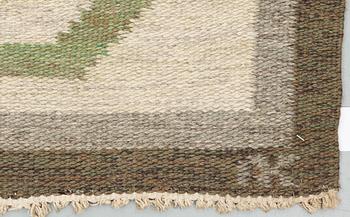 CARPET. Rölakan (flat weave). Signed IK (probably Irma Kronlund).