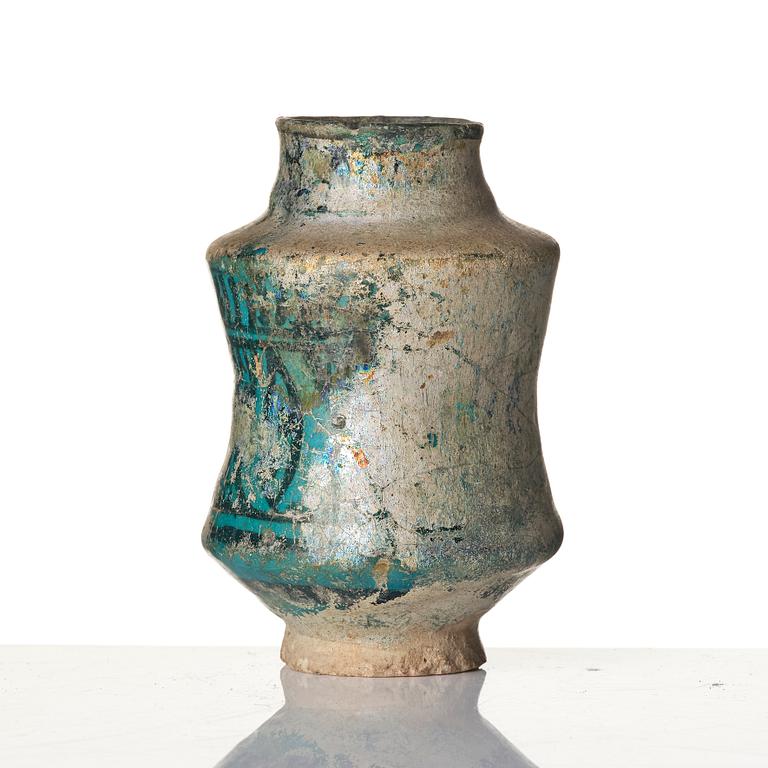 Kärl, lergods, persisk Keshan, 1200-tal.