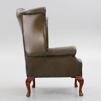 A wingback armchair, 20th century.