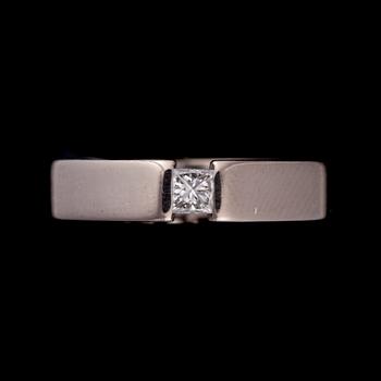 RING, 14K vitguld, diamant. Matti Suninen. Vikt ca 3,7 g.