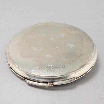 PUDERDOSA, silver, Nr 227 D, Georg Jensen, 1930-tal.
