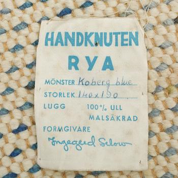 MATTA, rya, Ingegerd Silow, 1900-talets andra hälft. Ca 200 x 145 cm.