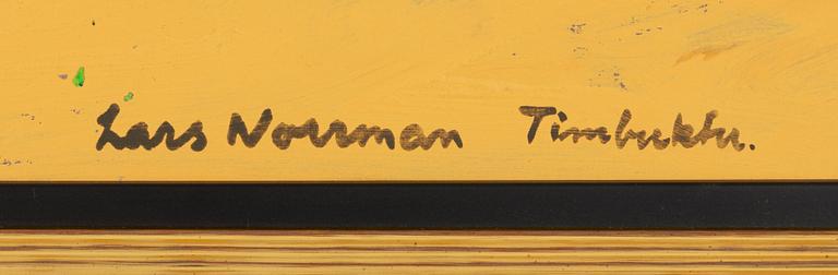 Lars Norrman, Timbuktu. Motiv från torget i Timbuktu, Mali.