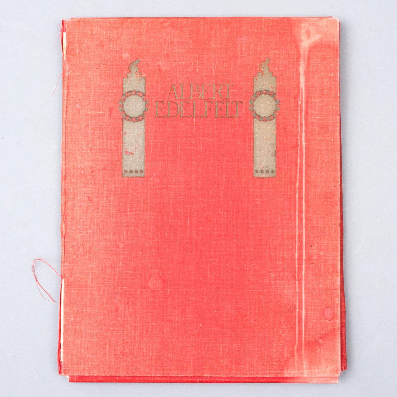 MAPP, 25+5 st, tryckbilder efter Albert Edelfelt, tryck AB F. Tilgmann, Helsingfors 1906.