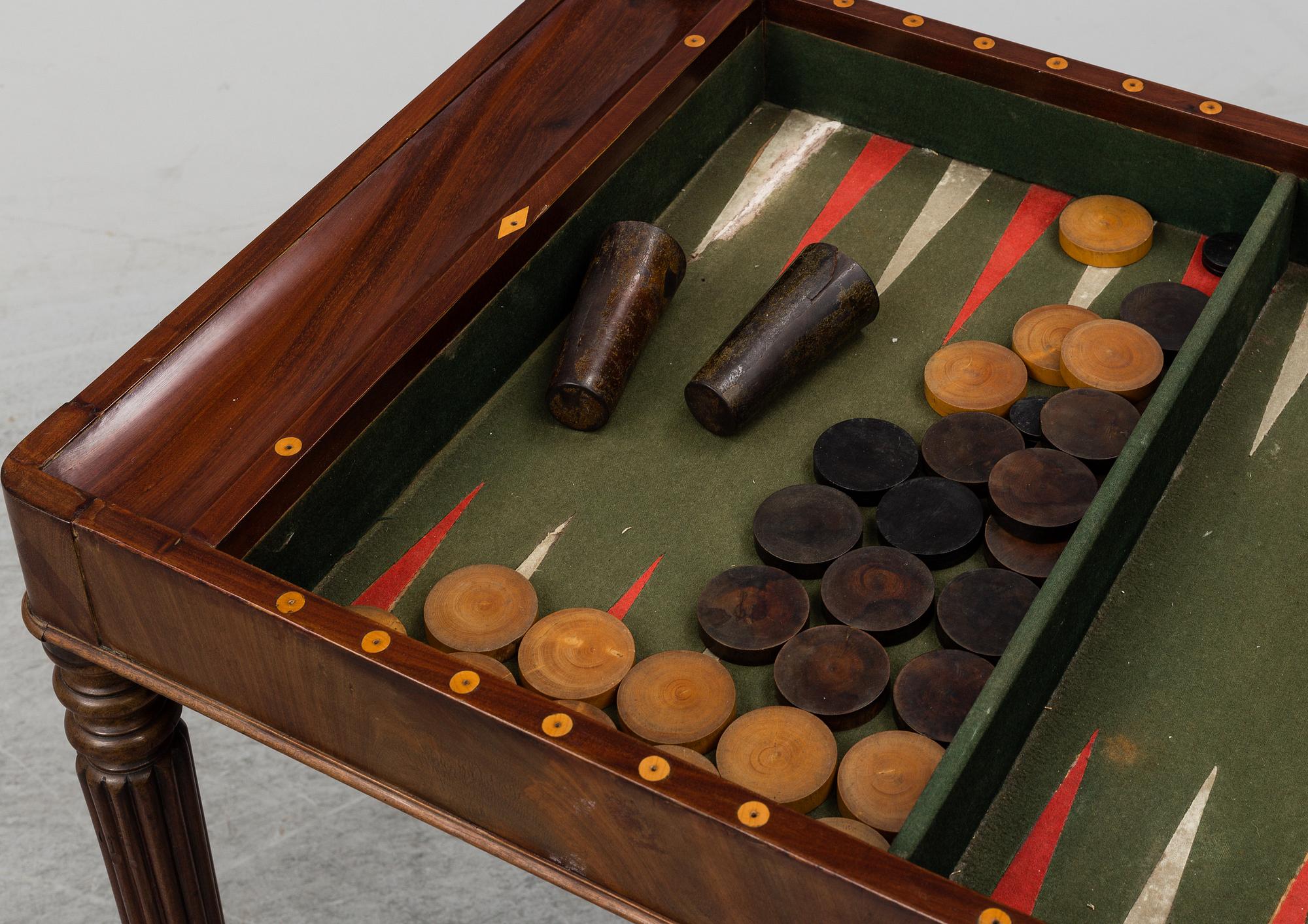 SPELBORD, 1800-talets mitt.