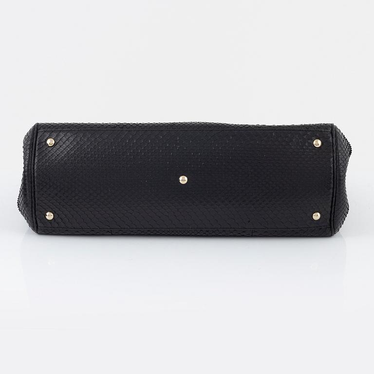 Gucci, bag, "Python Bamboo shopper tote".