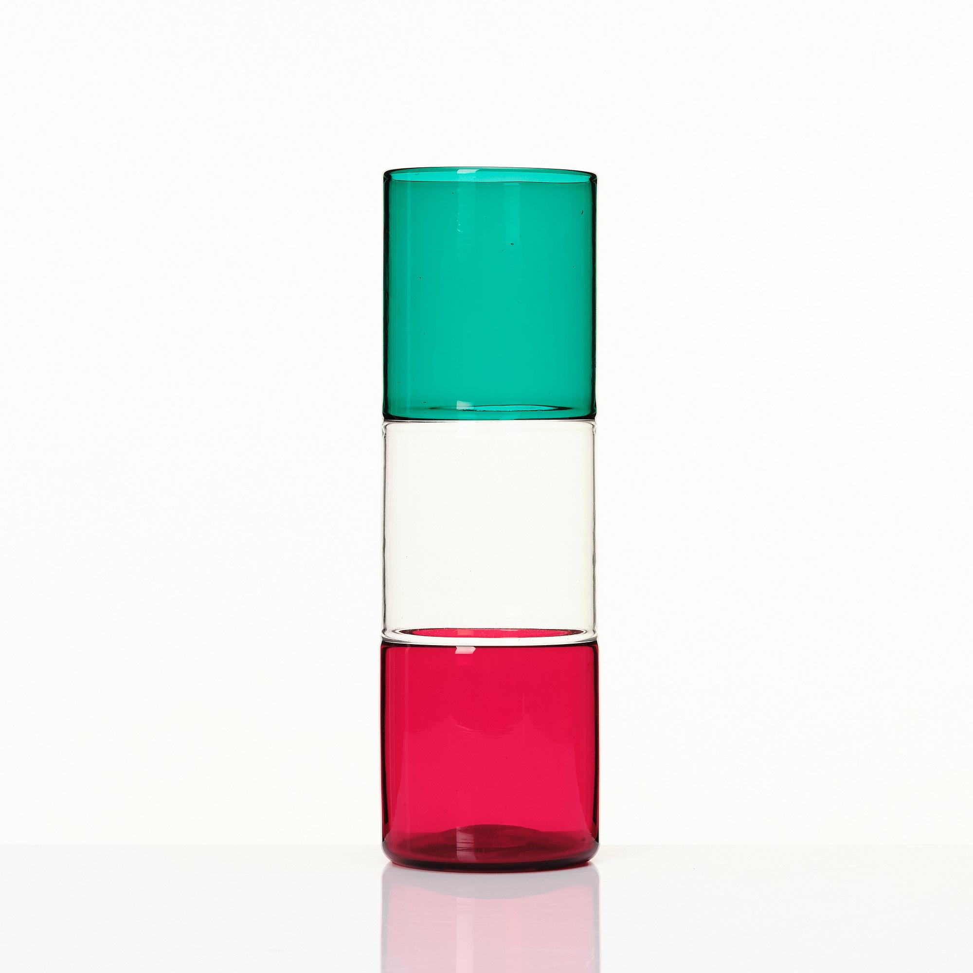Fulvio Bianconi, vas "a Doppio Incalmo", Venini, Murano, Italien, modell 4392.