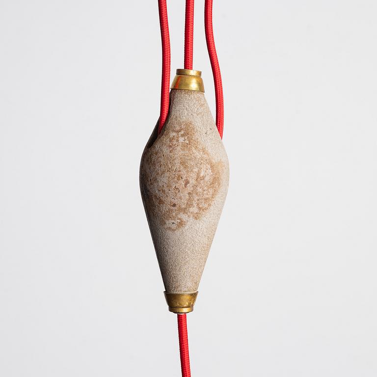 Bertil Brisborg, a pair of ceiling lamps, Nordiska Kompaniet, 1950s.