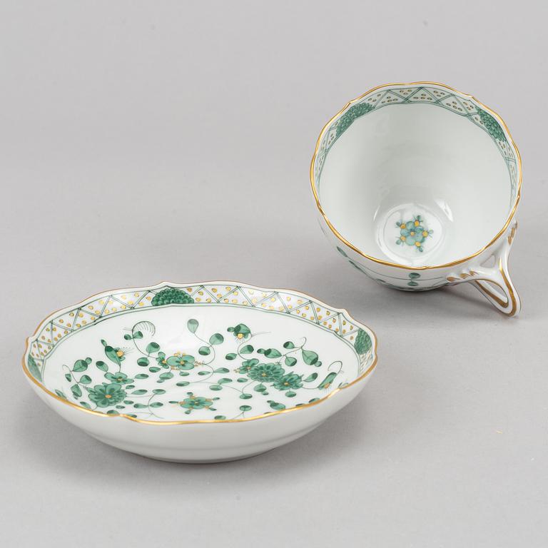 38 pieces, porcelain, Meissen, 1900's.