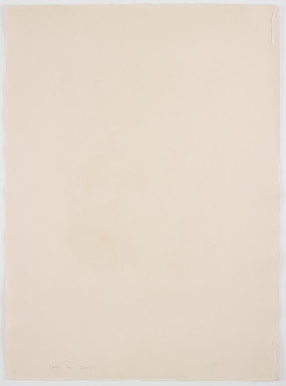 Marc Chagall, MARC CHAGALL, Etching with hand coloring, 1931-39,  signed and numbered 61/100.