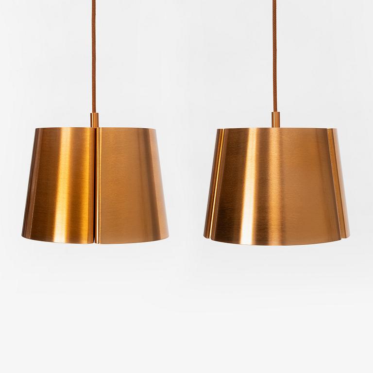 Jonas Lindvall, a pair of 'W124S1' ceiling lamps, Wästberg.