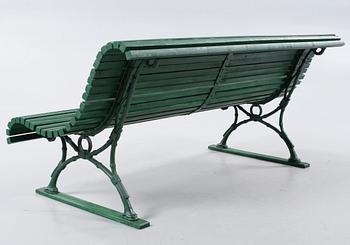 A garden sofa, made in the 20th century.