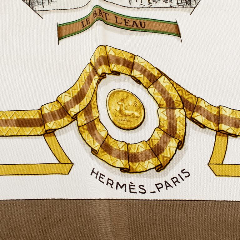 HERMÈS, scarf, "Épisodes de la Chasse à Courre".