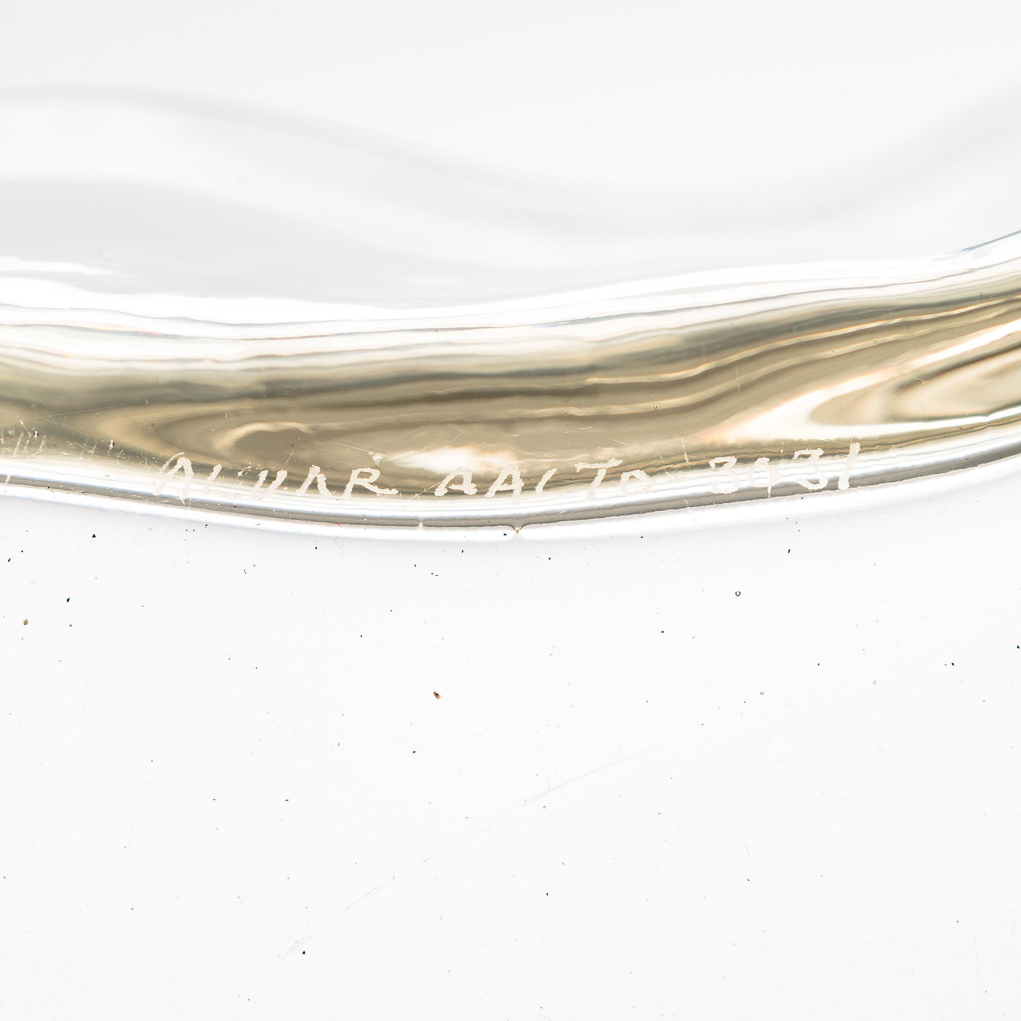 Alvar Aalto, maljakko 3031, signeerattu Alvar Aalto 3031.