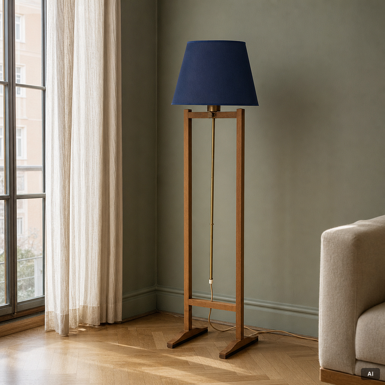 Josef Frank, Golvlampa, modell G 2548, "Kryckan", Firma Svenskt Tenn, före 1985.