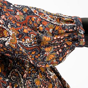 YVES SAINT LAURENT Floral Midi Dress in size 40(FR).