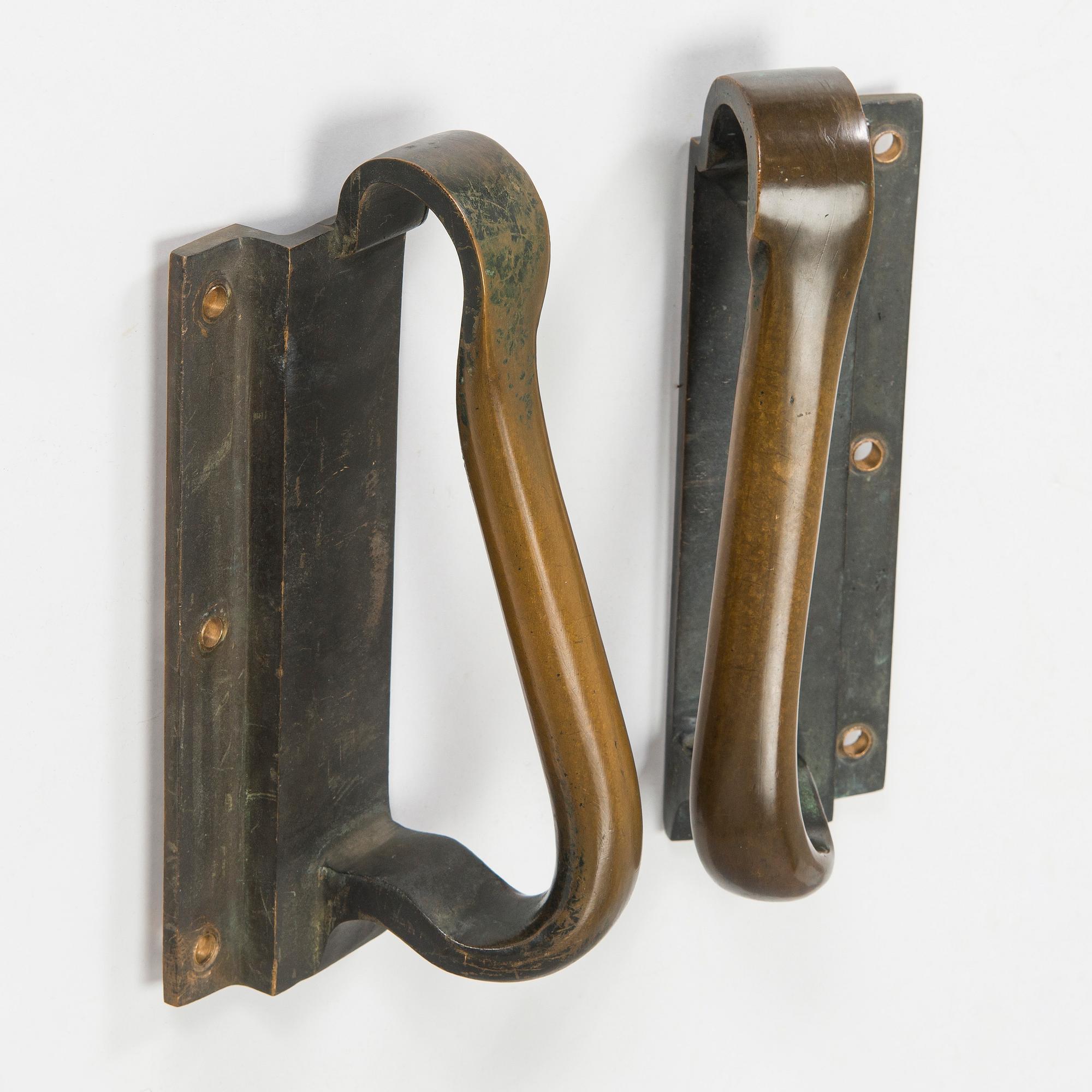 Alvar Aalto, a pair of doorhandles for Valaistustyö.