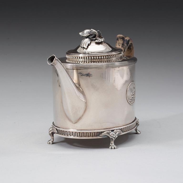 TEKANNA, av Gustaf Hamnqvist, Åmål 1798. Gustaviansk.