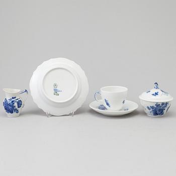 An eighteen piece 'Blå Blomst' service, Royal Copenhagen, Denmark.