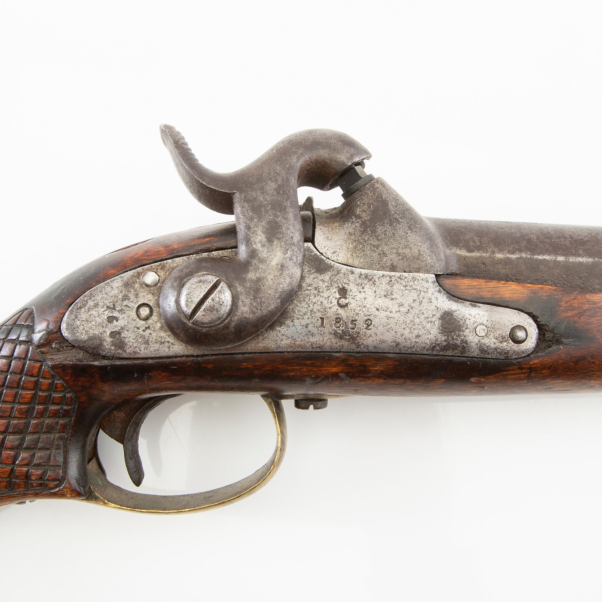 Percussion pistol, m/1850, smoothbored, Sweden.