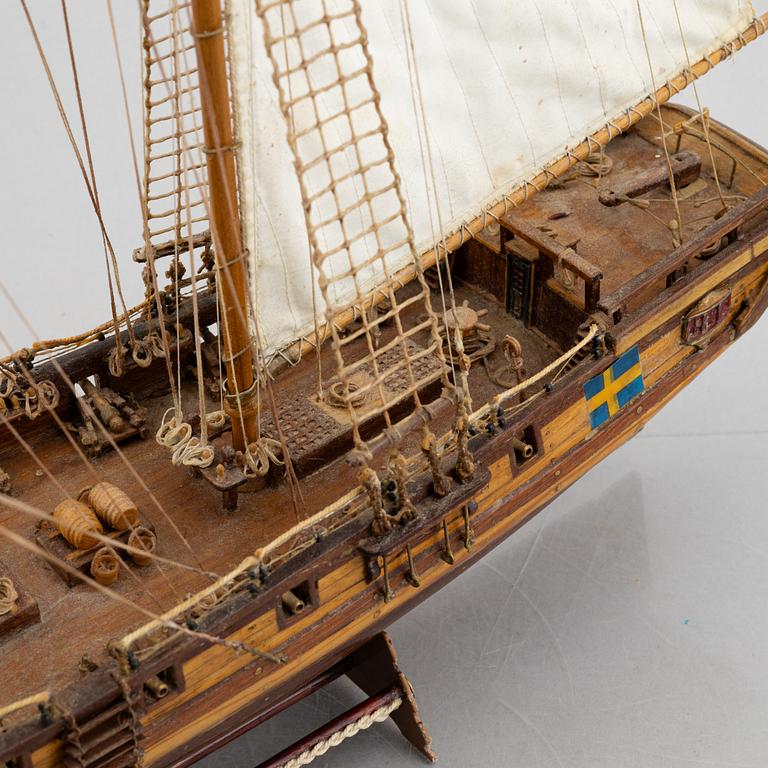 Ship model, 20th century.