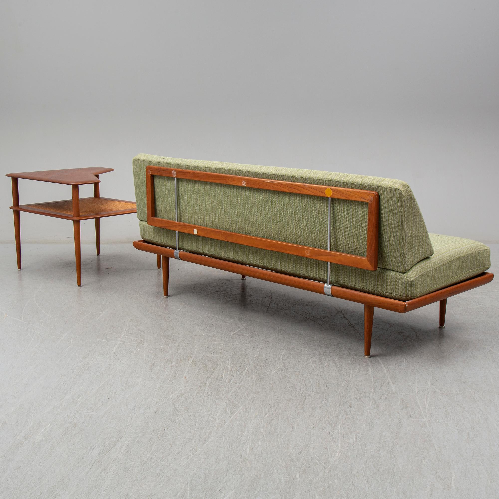 A sofa and table 'Minerva' by Peter Hvidt & Orla Mølgaard Nielsen, France & Son, Denmark, 1950s/1960s.