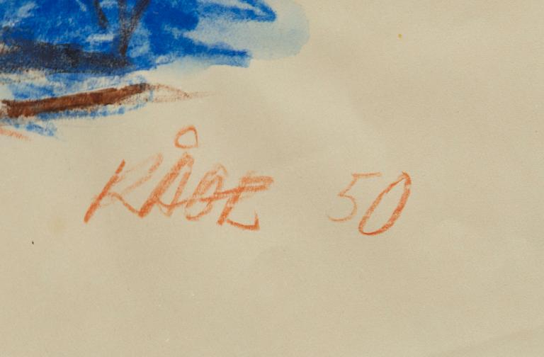 Wilhelm Kåge, Model study.