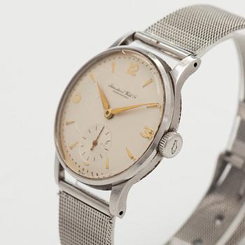 International Watch Co., IWC, rannekello, 34 mm, teräs, manuaalinen, 1950-luku.