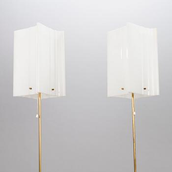 YKI NUMMI, a pair of 1960s '30-008' floorlamps for Orno. Finland.