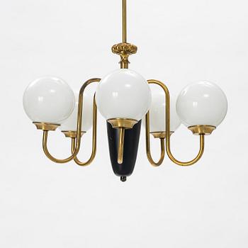 A Swedish Modern ceiling lamp, mid 20th Century.