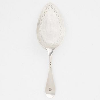 Nils Limnelius, fiskspade, silver, Stockholm 1811.