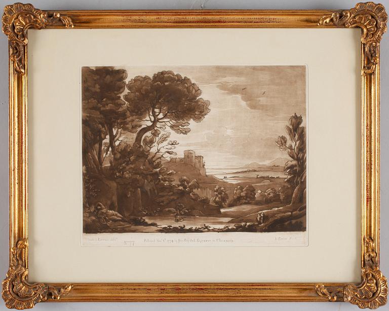 PARTI GRAVYRER, 4 st, b.la. Richard Earlom (1742–1822) .