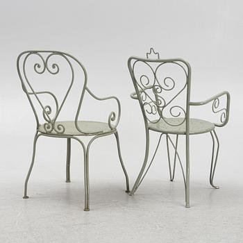 Trädgårdsgrupp, 6 delar, 1900-talets mitt.