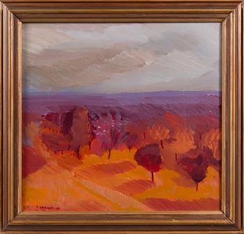 TARJA UNKARI, oil on canvas, signed and dated -77.