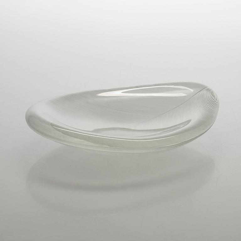 Tapio Wirkkala, Art glass, “Feather”, model 3869, signed Tapio Wirkkala Iittala -56.