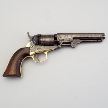 A Colt percussion revolver mid 19th century.