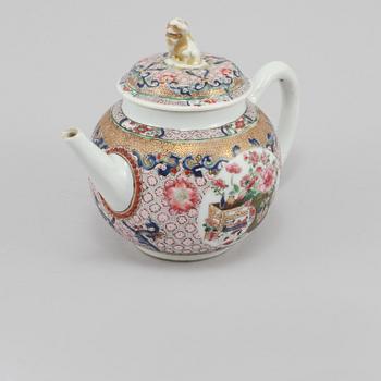 TEKANNA, porslin, Kina, 1700-tal.