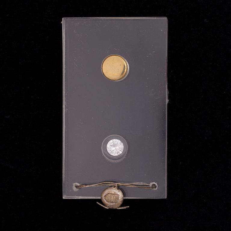 DIAMANT, briljantslipad 0,86 ct F-G (Top Wesselton) / VVS2.