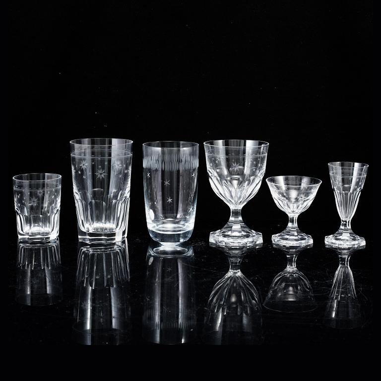 SERVIS, 34 delar, glas. Sverige, 1900-tal.