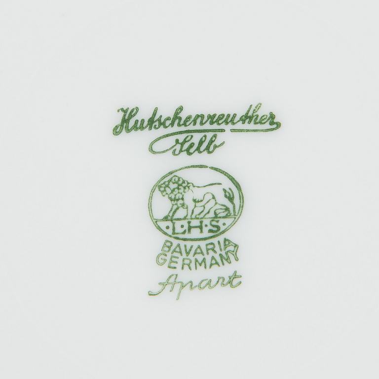 32-piece porcelain dinner service, Hutschenreuther, Germany.