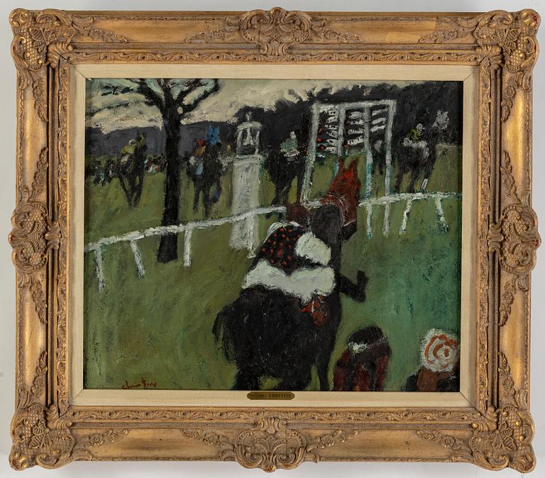 PIERRE CHRISTIN, oil on canvas, signed Christin.
