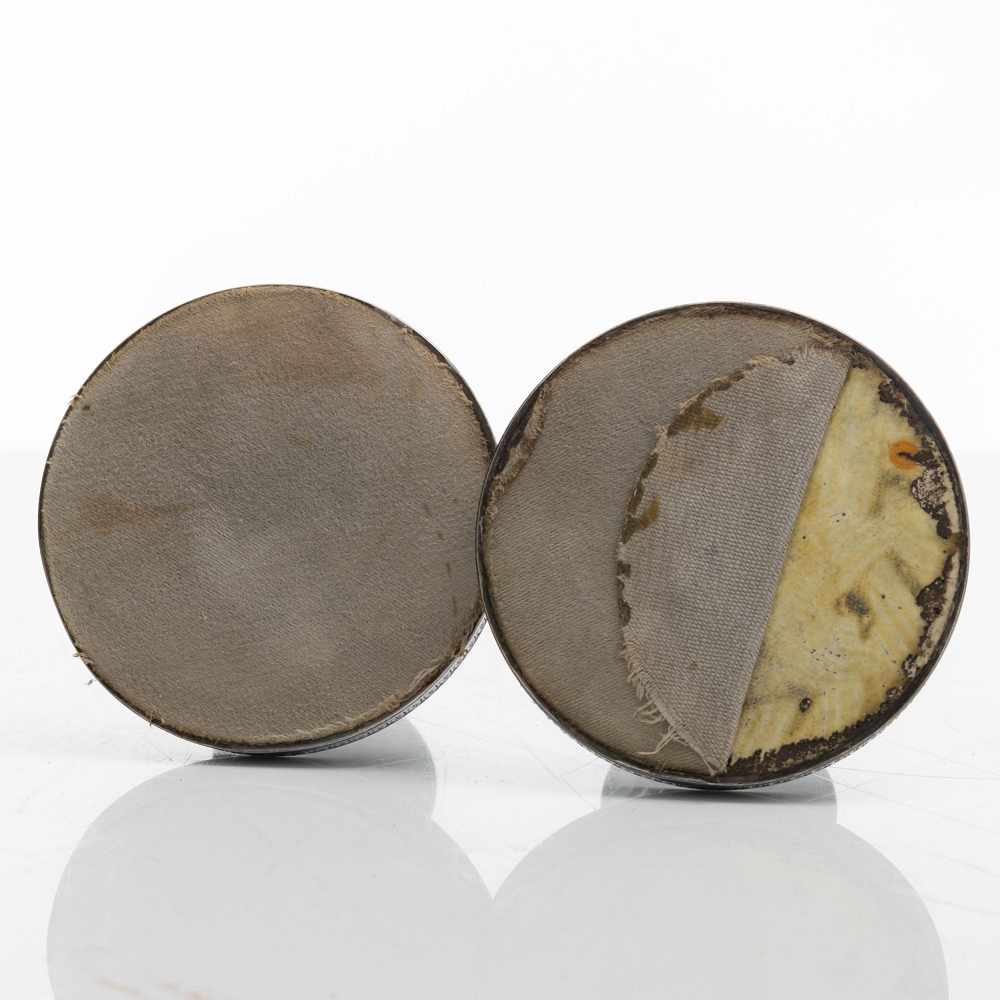 Candelsticks, a pair, silver, Gothenburg 1958.