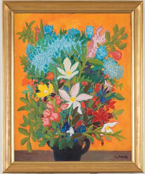 Lennart Jirlow, Still life with flowers.