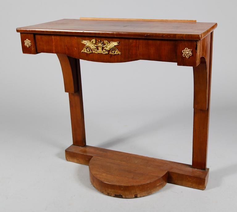 SPEGEL MED KONSOLBORD, empire, 1800-talets första hälft.