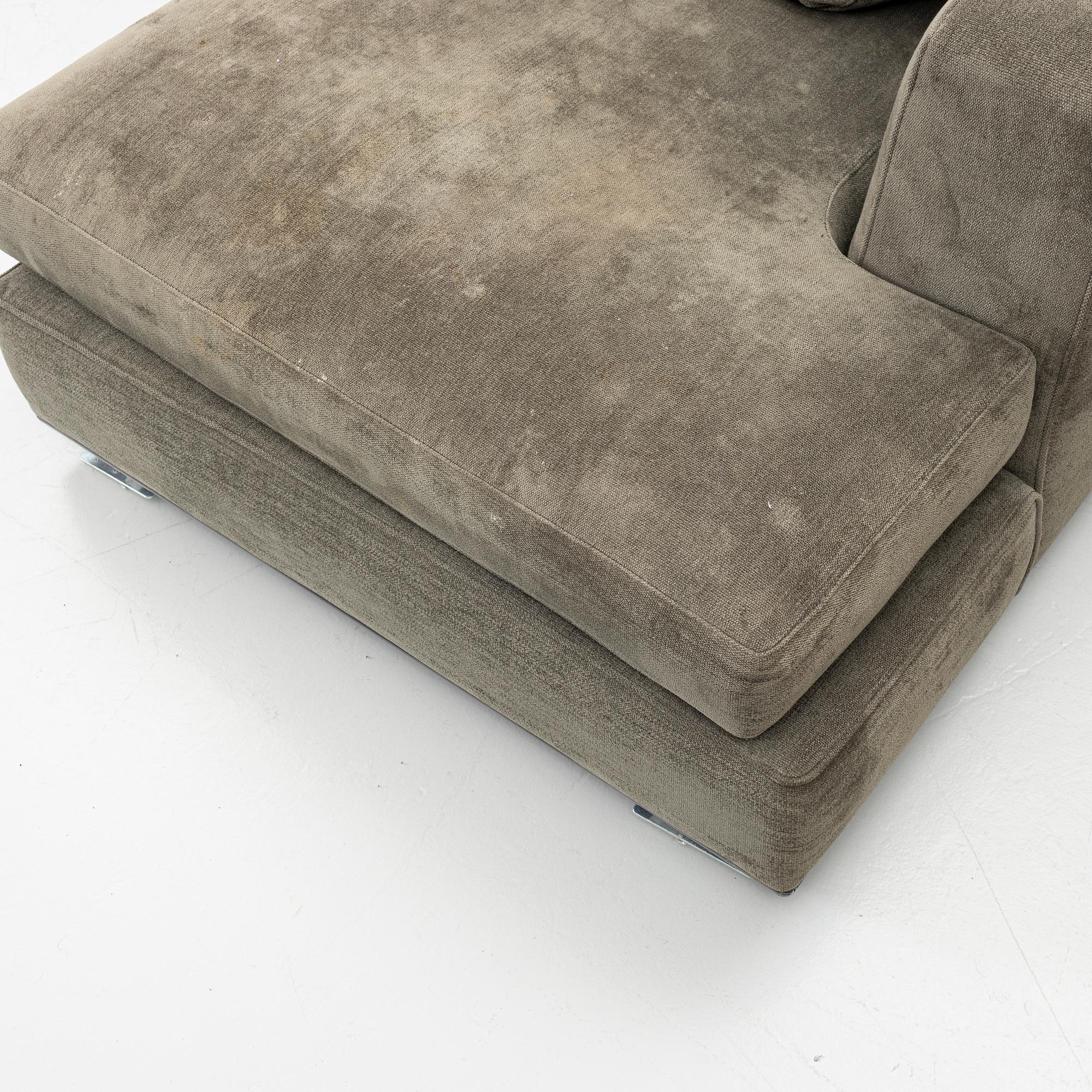 Minotti, soffa, samtida.