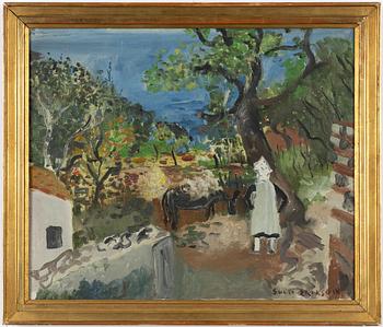 Sven X:et Erixson, I olivlunden.