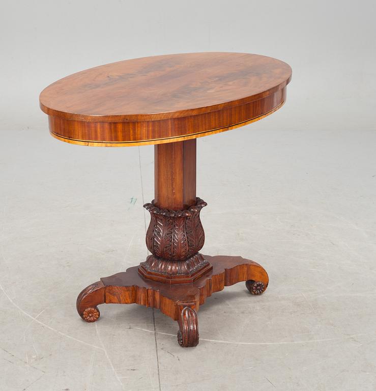 SALONGSBORD, senempire, 1800-talets andra hälft.