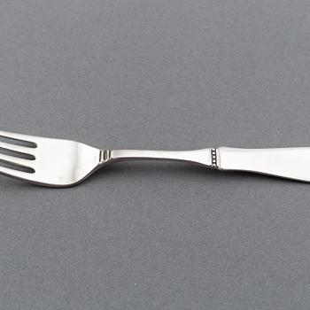Erik Löfman, bestick, 36 delar, silver, "Uppsala", 1900-talets slut.